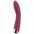 Satisfyer Spinning Vibe 1 - vibrator G-točke s rotirajućom glavom (crveni) 