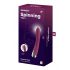 Satisfyer Spinning Vibe 1 - vibrator G-točke s rotirajućom glavom (crveni) 