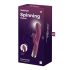 Satisfyer Spinning Rabbit 1 - vibrator s rotirajućom klitorisnom rukom (crvena) 