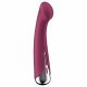 Satisfyer Spinning G-Spot 1 - vibrator za G-točku s rotirajućom glavom (crveni) 