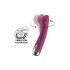 Satisfyer Spinning G-Spot 1 - vibrator za G-točku s rotirajućom glavom (crveni) 