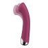 Satisfyer Spinning G-Spot 1 - vibrator za G-točku s rotirajućom glavom (crveni) 