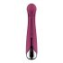 Satisfyer Spinning G-Spot 1 - vibrator za G-točku s rotirajućom glavom (crveni) 