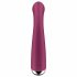 Satisfyer Spinning G-Spot 1 - vibrator za G-točku s rotirajućom glavom (crveni) 