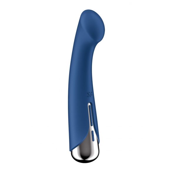 Satisfyer Spinning G-Spot 1 - vibrator za G-točku s rotirajućom glavom (plavi) 