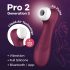 Satisfyer Pro 2 Gen3 - pametni, punjivi stimulator klitorisa sa zračnim valovima (bordo) 