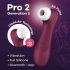 Satisfyer Pro 2 Gen3 - pametni stimulator klitorisa s zračnim valovima (bordo)