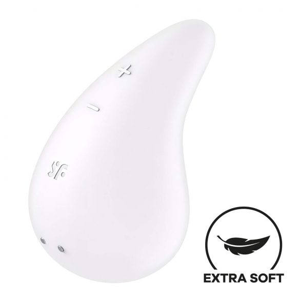 Satisfyer Dew Drop - akumulatorski, vodootporni vibrator za klitoris (bijeli)