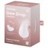 Satisfyer Dew Drop - punjivi, vodootporni vibrator za klitoris (bijeli) 