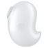 Satisfyer Cutie Ghost - stimulator klitorisa na baterije, zračni val (bijeli) 