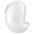 Satisfyer Cutie Ghost - akumulatorski, zračni stimulator klitorisa (bijeli)