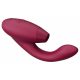 Womanizer Duo 2 - vodootporni vibrator G-točke i stimulator klitorisa (crveni) 