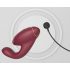 Womanizer Duo 2 - vodootporni vibrator G-točke i stimulator klitorisa (crveni) 