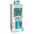 Dillio Curious Five - silikonski dildo (15 cm) - tirkizna