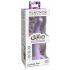 Dillio Curious Five - silikonski dildo (15cm) - ljubičast 