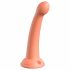 Dillio Secret Explorer - samoljepljivi dildo (17cm) - narančasta 