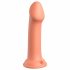 Dillio Big Hero - silikonski dildo (17cm) - narančasti 