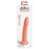 Dillio Wild Thing - dildo s baršunastim usisnim postoljem (19 cm) - narančasta