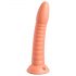 Dillio Wild Thing - dildo s baršunastim usisnim postoljem (19 cm) - narančasta