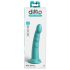 Dillio Slim Seven - stimulirajući dildo (20cm) - tirkiz 