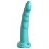 Dillio Slim Seven - stimulirajući dildo (20cm) - tirkiz 