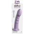 Dillio Super Eight - silikonski dildo s ljepljivim potplatom (21cm) - ljubičasti 