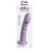 Dillio Super Eight - silikonski dildo s vakuumskom bazom (21 cm) - ljubičasti