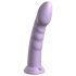 Dillio Super Eight - silikonski dildo s vakuumskim postoljem (21 cm) - ljubičasti