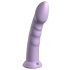 Dillio Super Eight - silikonski dildo s ljepljivim potplatom (21cm) - ljubičasti 