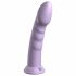 Dillio Super Eight - silikonski dildo s ljepljivim potplatom (21cm) - ljubičasti 