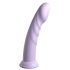 Dillio Super Eight - silikonski dildo s ljepljivim potplatom (21cm) - ljubičasti 