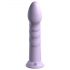 Dillio Super Eight - silikonski dildo s vakuumskim postoljem (21 cm) - ljubičasti