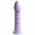 Dillio Super Eight - silikonski dildo s ljepljivim potplatom (21cm) - ljubičasti 