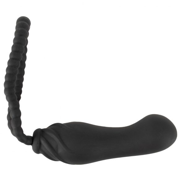 Black Velvet Perfect Fit - dildo bez naramenica (crni) 