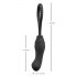 Black Velvet Perfect Fit - dildo bez naramenica (crni) 