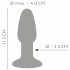 You2Toys - silikonski analni dildo (u boji) 