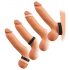 You2Toys 4u1 - set prstenova za penis i testise - 2 dijela (prirodno-crni) 