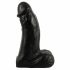 Realistixxx Real Giant - giga dildo za testise - 22 cm (crni) 