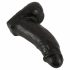 Realistixxx Real Giant - giga dildo za testise - 22 cm (crni) 