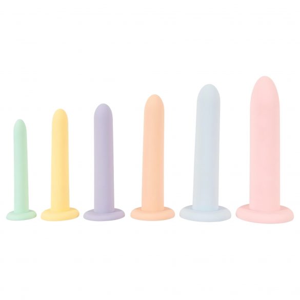 Six in a Row - set trenera za dildo - 6 kom (u boji) 