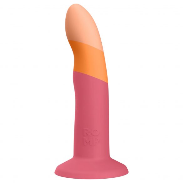 ROMP Dizi - fleksibilni silikonski dildo (rozo-narančasti) 