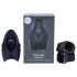 Pulse Duo Lux - punjivi, radijski masturbator-parnjak vibrator (siva)