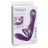 Fantasy For Her - 4-motorni vibrator G-točke i stimulator klitorisa (ljubičasta) 