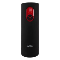 WYNE 07 - punjivi masturbator s usisnom vibracijom (crni)