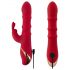 You2Toys Rabbit - vibrator s pokretnim prstenom (crveni) 