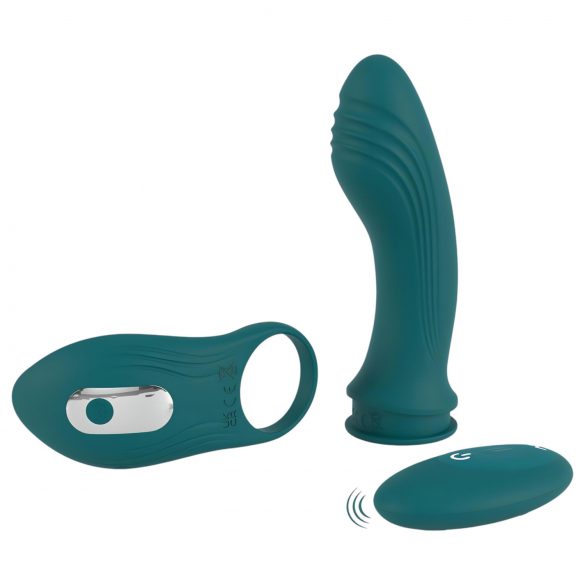 Par izbora - 3u1 prilagodljivi vibrator (tirkiz)