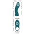 Couples Choice - 3u1 varijabilni vibrator (tirkizna) 