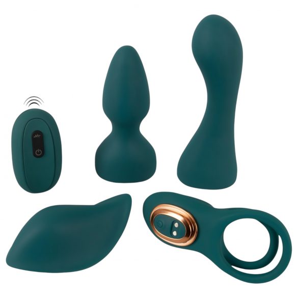 Izbor Parova - 4u1 višenamjenski daljinski vibrator (tirkizni)