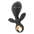 Eternal - trostruki vibrator s pumpom (crni) 