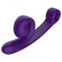 Pužić Vibe Curve - 2u1 vibrator s stimulacijom klitorisa (ljubičasti)